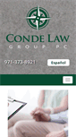 Mobile Screenshot of condelawgroup.com